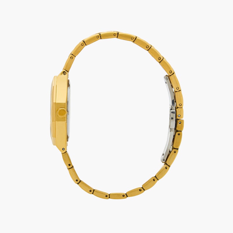 OMAX ساعة يد أنالوج ذهبية للنساء من أومكس - Image 2